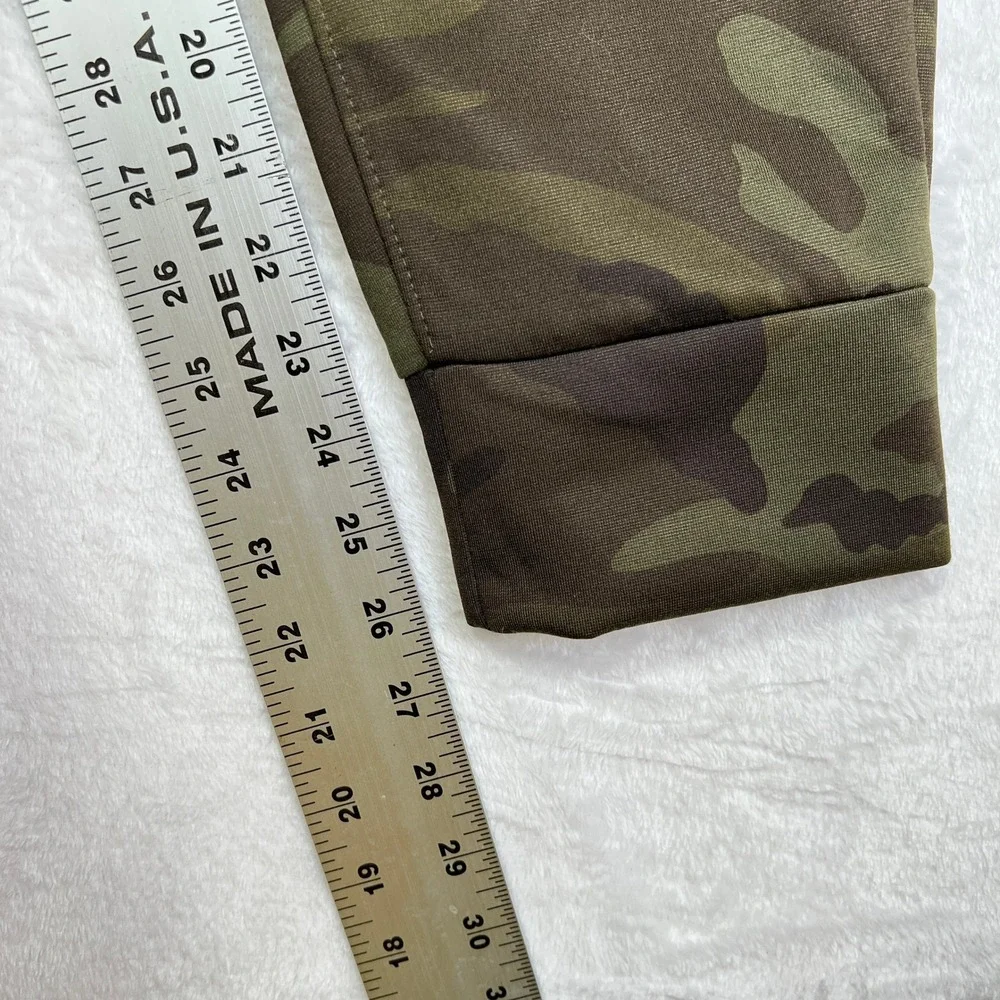 American Eagle Jogger Pants Mens Small Green Camo Activewear Drawstring Tapered